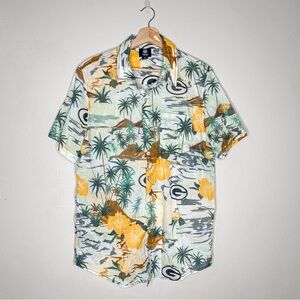Packers Hawaiian Button Down Shirt